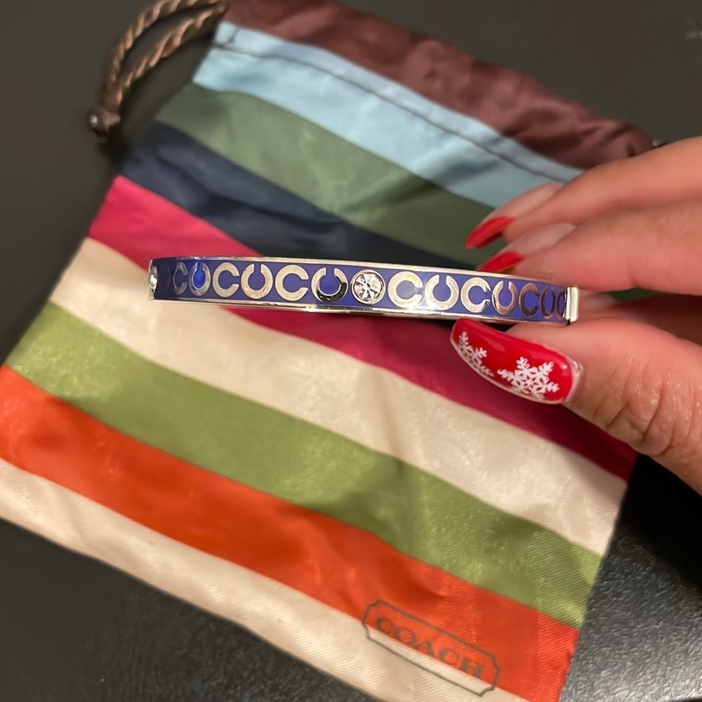 Coach bracelet, purple